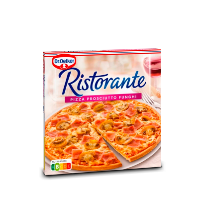 Pizza Ristorante Prosciutto Funghi 350gr